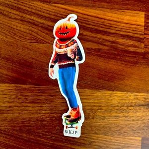 Pumpkin head Kiel James Patrick sticker